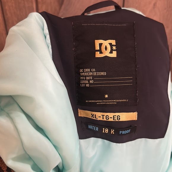 DC Cruiser Black & Leopard Print Snow Jacket Size XL - Picture 10 of 16